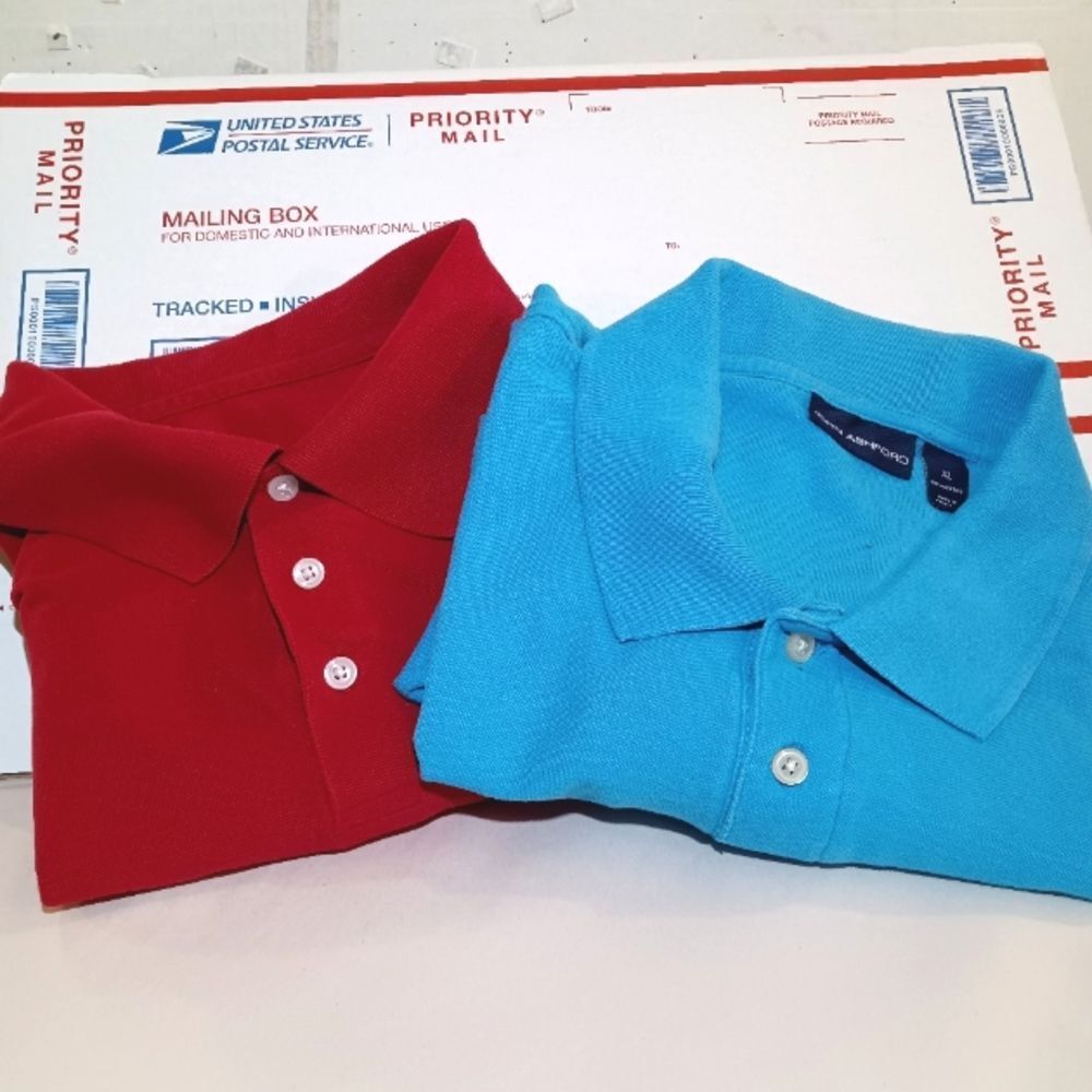 Men's Short Sleeve Polo Bundle Set Sz XL - Picture 2 of 3